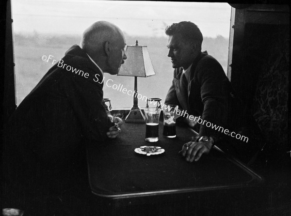 BUFFET CAR PASSENGERS AT TABLE